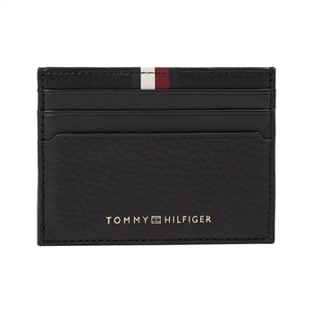 Tommy Hilfiger Premium Leather Kortholder Sort