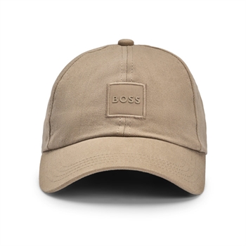 Lækker brun cap fra BOSS med diskret logo.