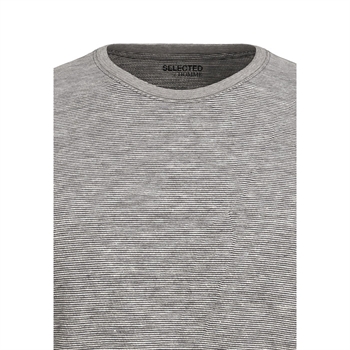 Smart Smal Stribet T-shirt fra Selected.