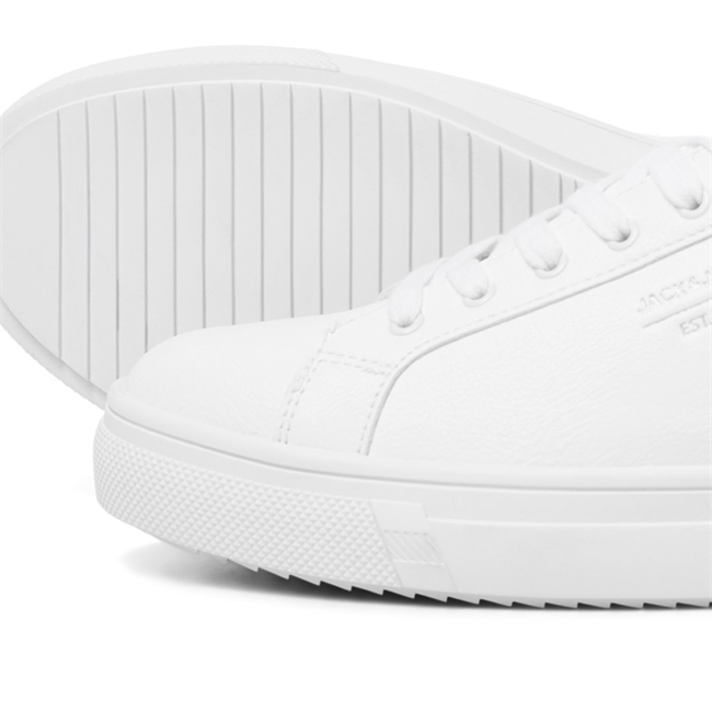 En Klassiker af sneakers - Ren hvid fra Jack & Jones