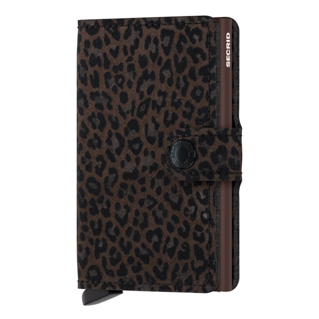 Secrid Mini Wallet Leopard Brun