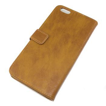 iPhone 6+ læder cover brun