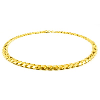 Trendy Guld Halskæde 11mm