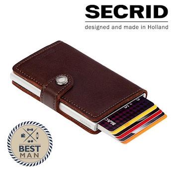 Secrid Mini Wallet Original Dark Brown