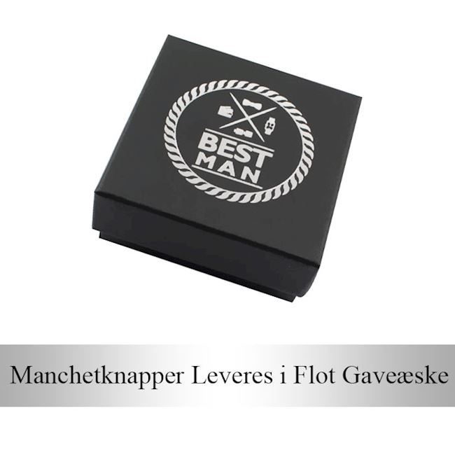 Mat Sølv Design Manchetknapper