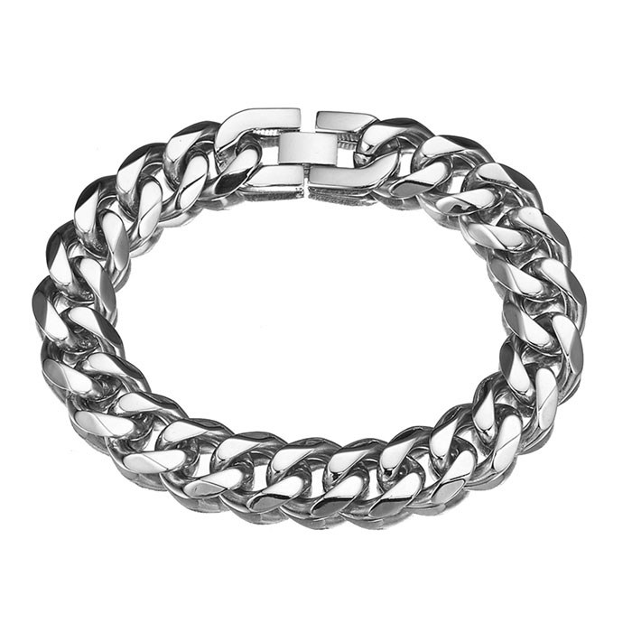 Se internettet hjerne Knop Herre Armbånd Steel Viking
