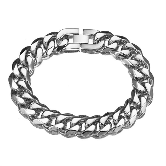 Herre Armbånd Steel Wide 15mm