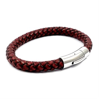 Armbånd Loke Red Oak 8 mm Læder