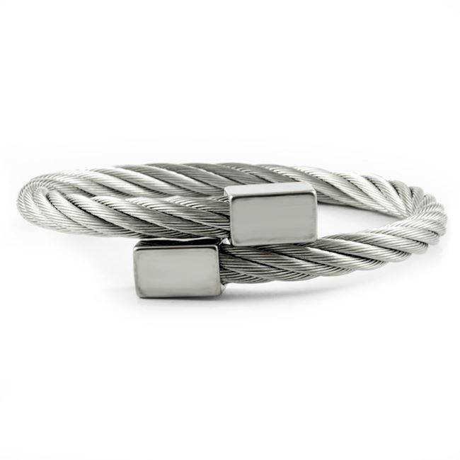 Maskulint Stål Wire Armbånd