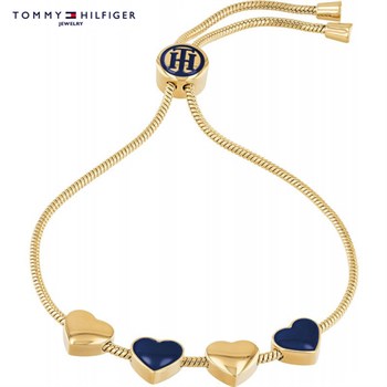 Tommy Hilfiger Hjerte Armbånd Guld & Blå