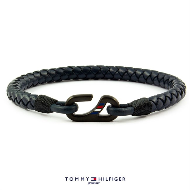 Tommy Hilfiger Trend Armbånd Blå Læder