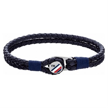 Tommy Hilfiger Armbånd Duo Mørkeblå Flettet