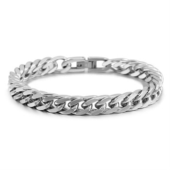 Armbånd Curb Steel 8mm