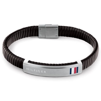 Snoet Læderarmbånd Tommy Hilfiger Bru