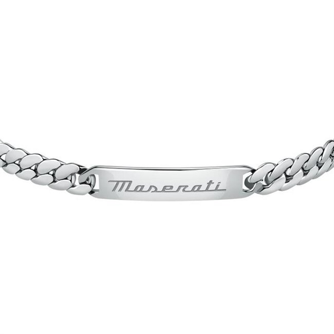 Maserati Armbånd Classic Steel Logo Design