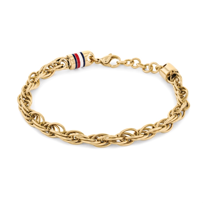 Tommy Hilfiger Rope Chain Bracelet Armbånd Guldtone