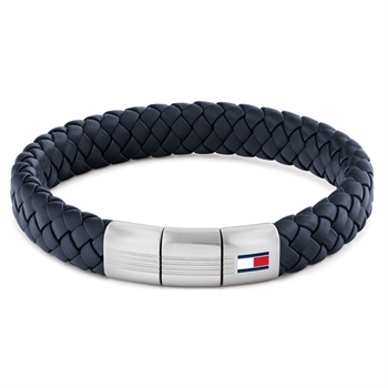 Tommy Hilfiger Round Braided Mørkeblå