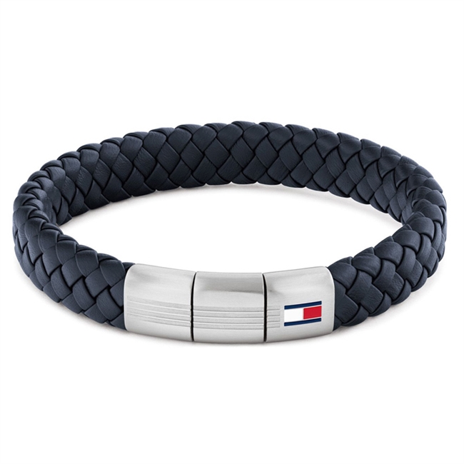 Tommy Hilfiger Round Braided Mørkeblå