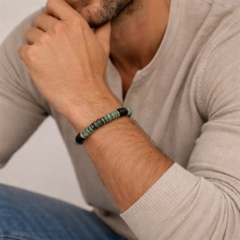 Armbånd med Træperler i flere farver