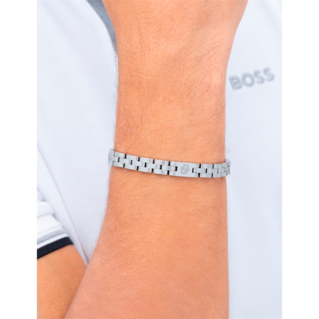 BOSS Archer Bracelet Sølv