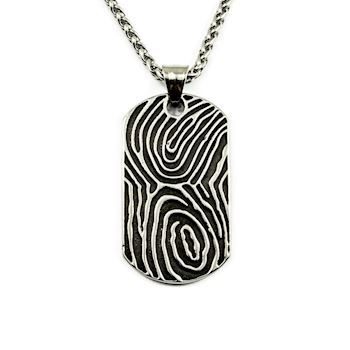 Halskæde Dogtag Hunter Steel