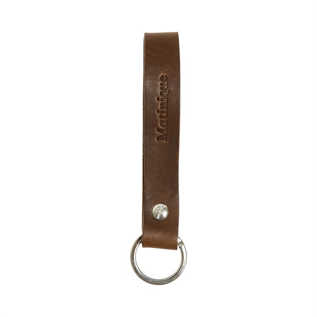 Matinique Kort Keyhanger Dark Brown Læder