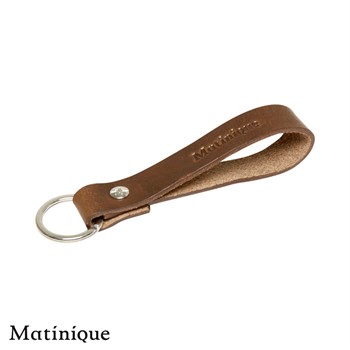 Matinique Kort Keyhanger Dark Brown Læder