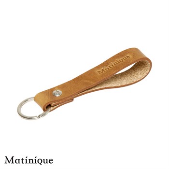 Matinique Kort Keyhanger Cognac Læder