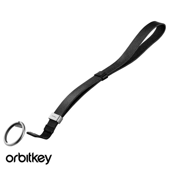 Orbitkey Keyhanger Strap Sort Læder