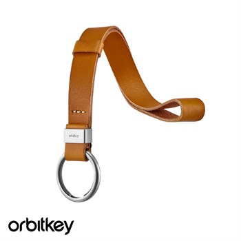 Orbitkey Keyhanger Strap Tan Læder