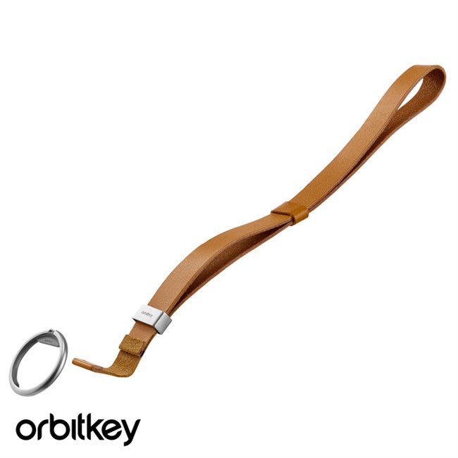 Orbitkey Keyhanger Strap Tan Læder