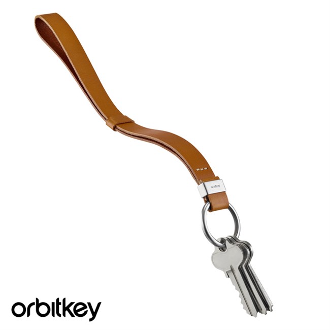 Orbitkey Keyhanger Strap Tan Læder