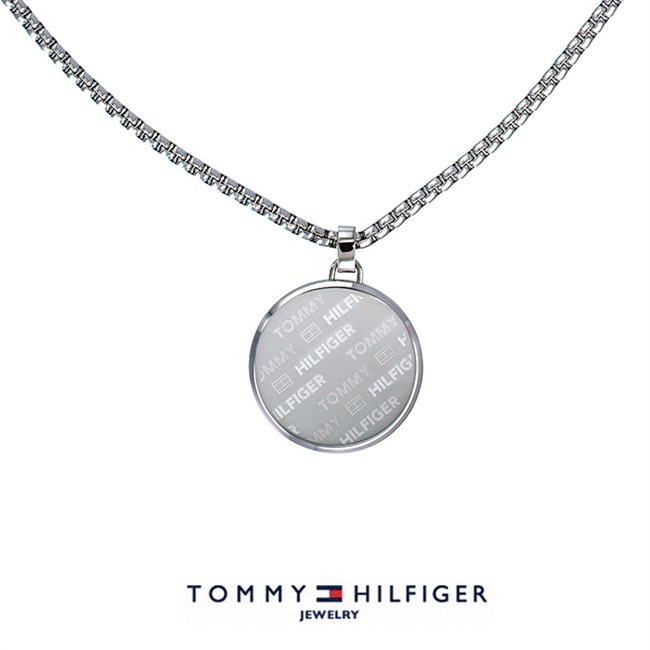 Tommy Hilfiger Halskæde Flag Logo Steel