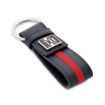 Tommy Hilfiger Nøglering Logo Red Stripe