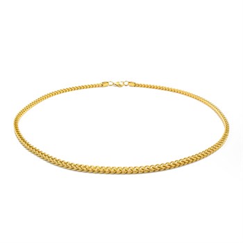 Halskæde Square Gold 4mm