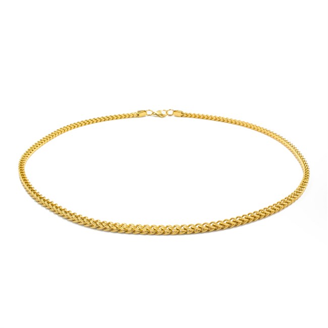 Halskæde Square Gold 4mm