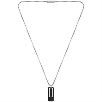 Hugo Boss Halskæde Black & Steel Dogtag