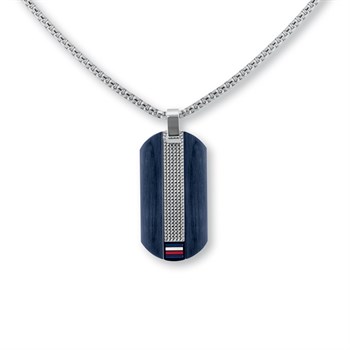 Dogtag Tommy Hilfiger Dark Blue Steel