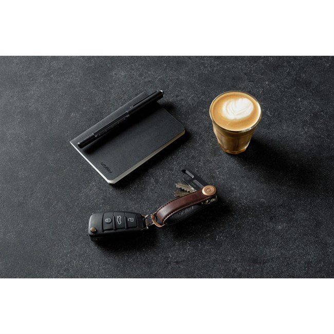 Orbitkey Nøglering & Multitool Gaveæske Espresso Sort