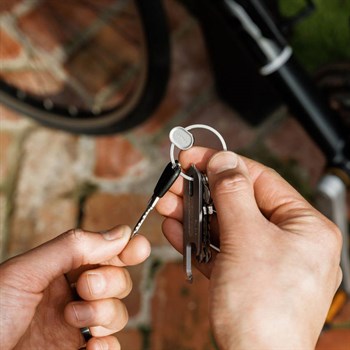 Orbitkey Ring V2 Stål Nøglering