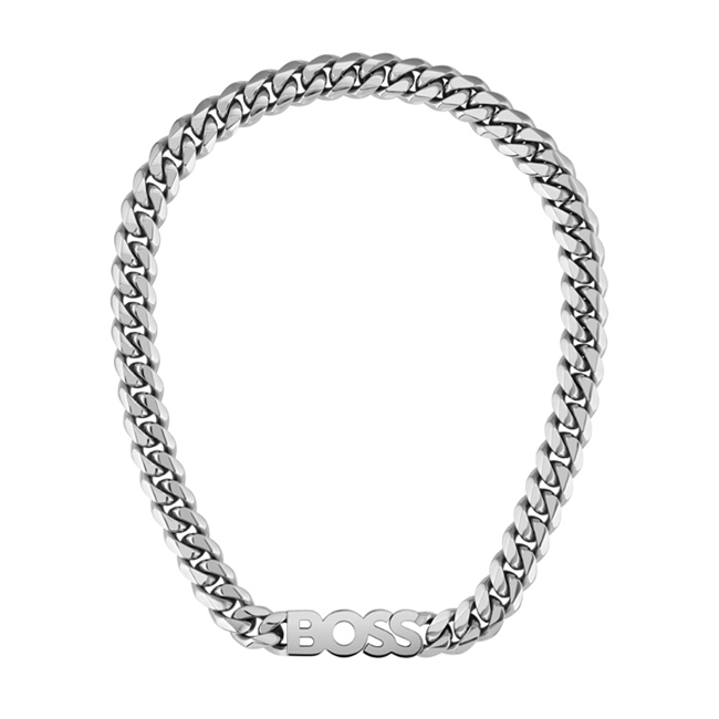 Hugo Boss Kassy Curb Chain Logo Halskæde