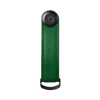 Orbitkey Nøglering Emerald Green & Black Pebbled