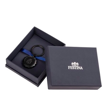 Smart lille nøglering fra Festina i sort.