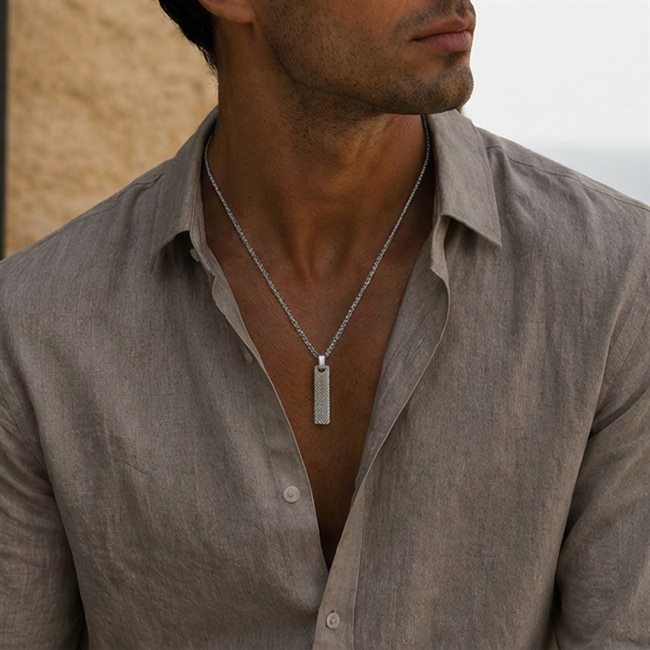 Halskæde Solid Silver Arrow