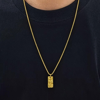 Axel Halskæde med Guldtonet vedhæng