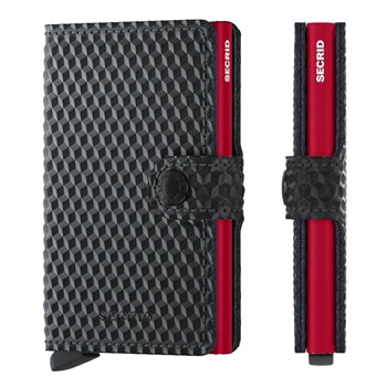 Secrid Mini Wallet Cubic Black & Red