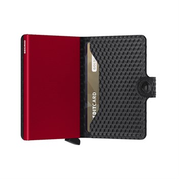 Secrid Mini Wallet Cubic Black & Red
