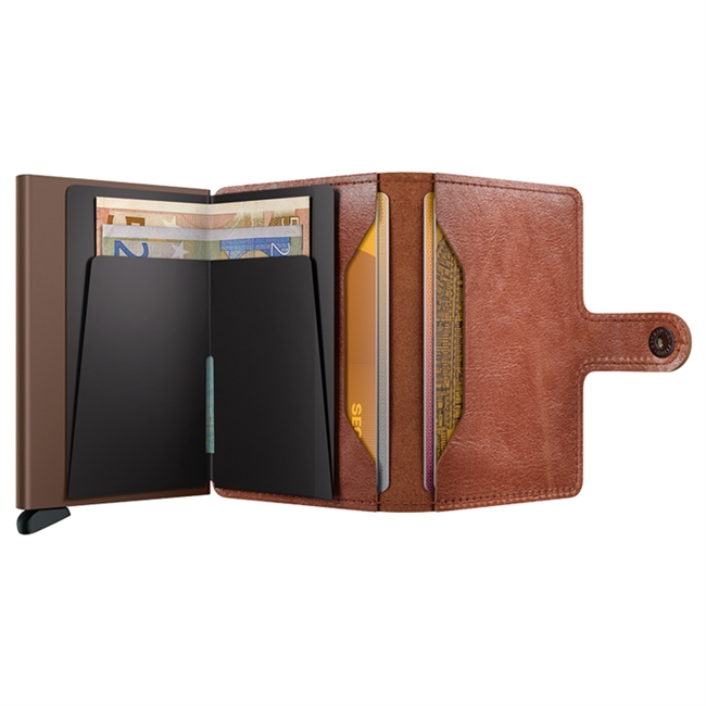 Secrid Mini Wallet Cognac Brown