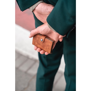 Secrid Mini Wallet Cognac Brown