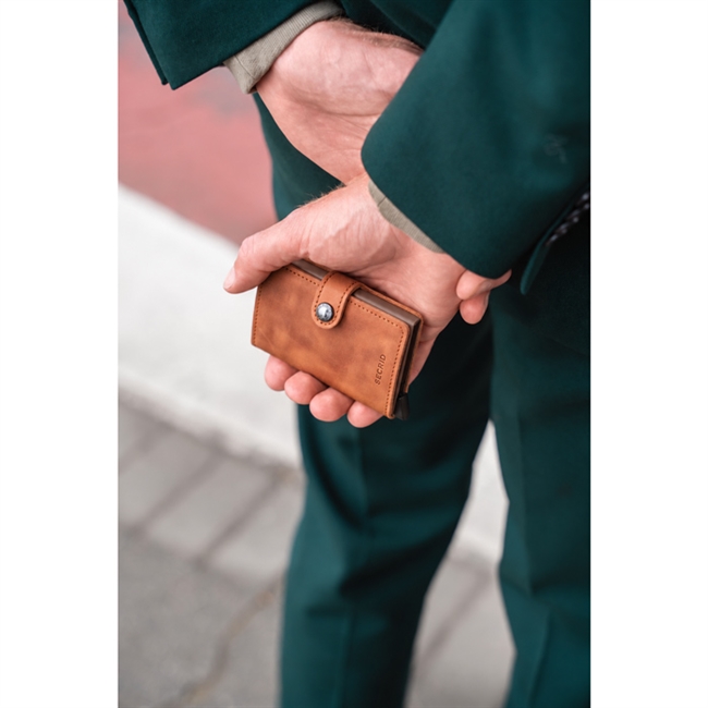 Secrid Mini Wallet Cognac Brown